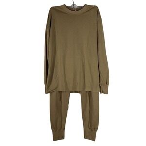 Vintage 90s Cabelas Thermal Set Men M Heavyweight Base Layer Cold‎ Weather Wear